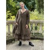 robe ADALIE lin Chocolat Les Ours - 1