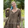 robe ADALIE lin Chocolat Les Ours - 3
