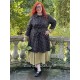 coat ALANE Black poplin with large bronze dots Les Ours - 9