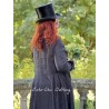 robe AURELINE lin Noir Les Ours - 11