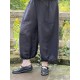 pantalon GUS lin Noir Les Ours - 8