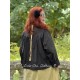 veste courte FLORIE popeline Noir à petits pois bronze Les Ours - 10