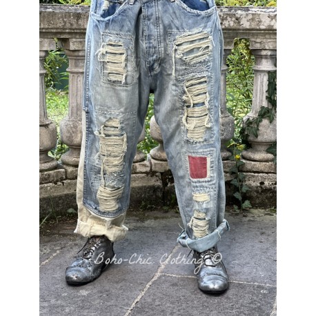jean's Miner Denims in Americana Magnolia Pearl - 1