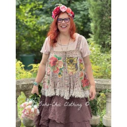 dress 55797 ETTA Dove cotton - Boho-Chic Clothing