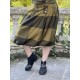 skirt ANGELO Bronze woolen cloth with large checks Les Ours - 2