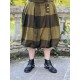 skirt ANGELO Bronze woolen cloth with large checks Les Ours - 1