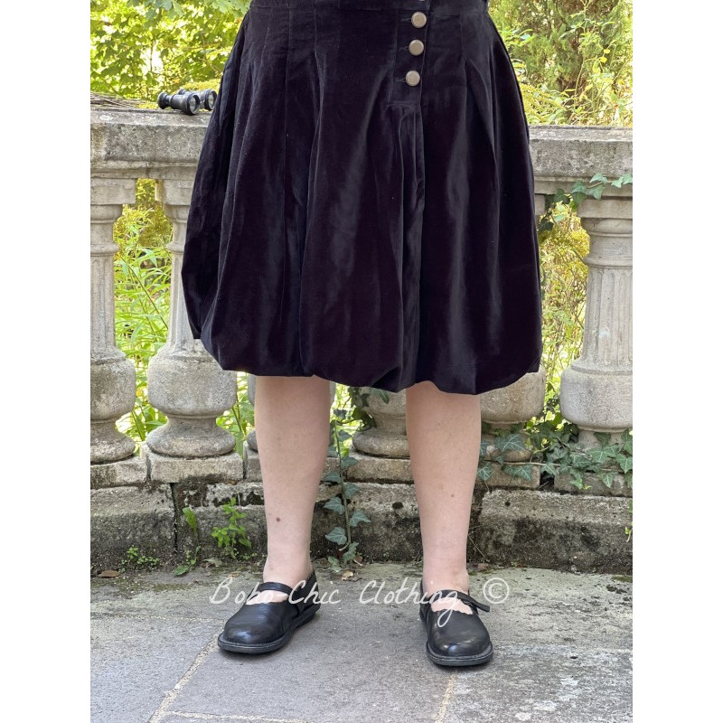 VELOUR SKIRT - VELVETY, SOFT AND PLEASANT TO THE TOUCH