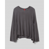 pull 44865 Sivi jersey gaufré Gris Ewa i Walla - 14