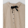 blouse 44870 Idra Black striped cotton Ewa i Walla - 14