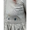 dress 55769 Klara Black striped cotton Ewa i Walla - 18