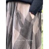 jupe GUSTINE drap de laine Chocolat à grands carreaux Les Ours - 18