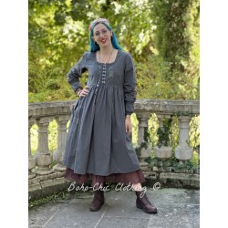 dress 55758 Myra Grey cotton Ewa i Walla - 1