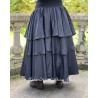 jupe 22158 Henrietta soie Noire Ewa i Walla - 3