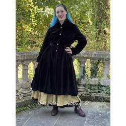 reversible coat ADAM Black velvet Les Ours - 1