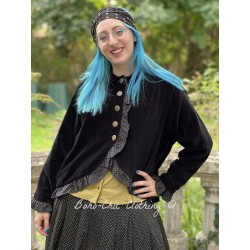 veste courte MARIENE velours Noir Les Ours - 1