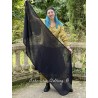 écharpe PAULINE voile de coton Noir Les Ours - 2