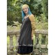 dress / tunic LEA Black cotton with bronze polka dots Les Ours - 2