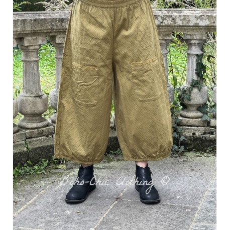 pantalon GUS popeline Bronze à petits pois noirs Les Ours - 1