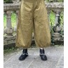 pants GUS Bronze poplin with black polka dots Les Ours - 1