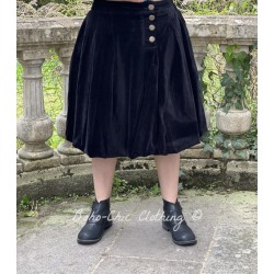 skirt ANGELO Black velvet