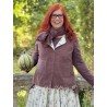 gilet 33342 Drea velours côtelé Bordeaux Ewa i Walla - 2