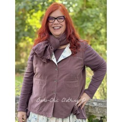 gilet 33342 Drea velours côtelé Bordeaux Ewa i Walla - 1