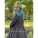 dress 55768 Fleta Grey linen Ewa i Walla - 5