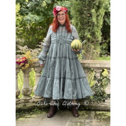 robe 55777 Bella organdie Vert pin Ewa i Walla - 6