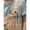 salopette Stripe Love in Dreamsicle