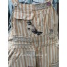salopette Stripe Love in Dreamsicle