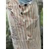 overalls Stripe Love in Dreamsicle Magnolia Pearl - 30