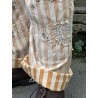 salopette Stripe Love in Dreamsicle