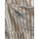 salopette Stripe Love in Dreamsicle