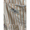 salopette Stripe Love in Dreamsicle