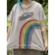 T-shirt Saturn Disco in Ether Magnolia Pearl - 9