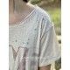 T-shirt Lets Love in Moonlight Magnolia Pearl - 11