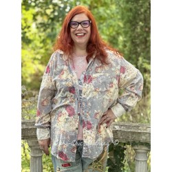 chemise Boyfriend in Rose Garden Magnolia Pearl - 1