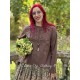 blouse 44881 Kyra Burgundy cotton Ewa i Walla - 2