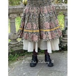 skirt 22168 Lili Flower print cotton Ewa i Walla - 1