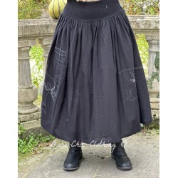 skirt 22165 Elda Black suit wool Ewa i Walla - 1