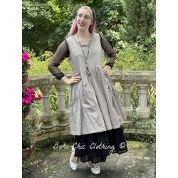 robe JULIA popeline taupe