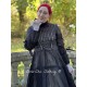 dress 55777 Bella Black organdie Ewa i Walla - 3