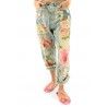 jean's Floral and Bird Miner in Washed Indigo Magnolia Pearl - 14