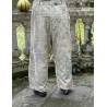 pantalon Audie in Sea Flower Magnolia Pearl - 9