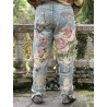 jean's Floral and Bird Miner in Washed Indigo Magnolia Pearl - 11