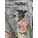jean's Floral and Bird Miner in Washed Indigo Magnolia Pearl - 19