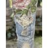 jean's Floral and Bird Miner in Washed Indigo Magnolia Pearl - 25