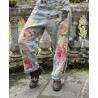 jean's Floral and Bird Miner in Washed Indigo Magnolia Pearl - 2