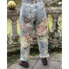 jean's Floral and Bird Miner in Washed Indigo Magnolia Pearl - 25