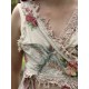 Wrap T-shirt Floral Faustine in Moonlight Magnolia Pearl - 11